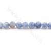 Perles de Jaspe Naturel Mat Blue Spot Ronde Diamètre 4mm Trou 1.2mm 15~16''/corde