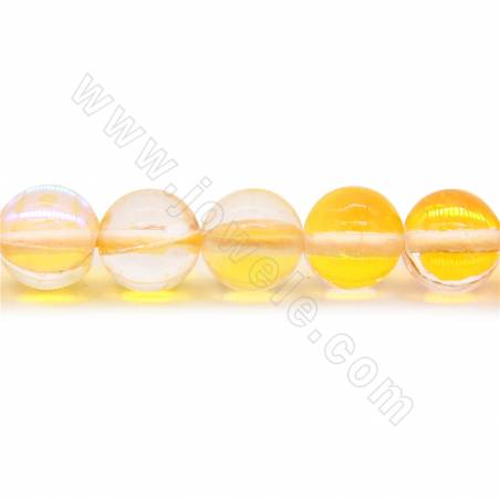 Synthesis moonstone beads strand round diameter 6-10mm hole 1.2mm 15~16''/strand