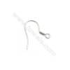 304 Stainless Steel Earring Hook  Earwires  Size 18x20mm Pin 0.7mm  Hole 1.5mm  500pcs/pack