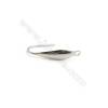 304 Stainless Steel Earring Hook  Size 10x20mm Pin 0.8mm  Hole 1mm  900pcs/pack