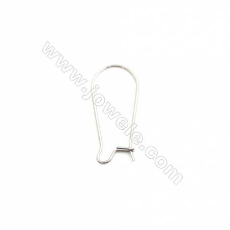 304 Stainless Steel Earwires  Size12x25mm Pin 0.7mm  900pcs/pack
