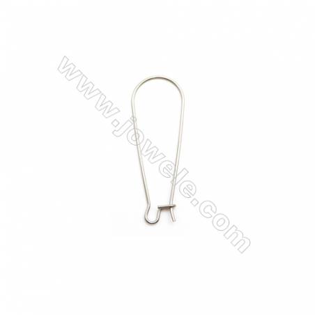304 Stainless Steel Earwires  Size 13x39mm Pin 0.7mm  700pcs/pack