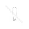 304 Stainless Steel Earwires  Size 13x39mm Pin 0.7mm  700pcs/pack