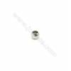 304 Stainless Steel Round Beads, Diameter 3mm, Hole 2mm, 900pcs/pack