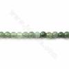 Perles Jade naturelle ronde sur fil  Taille 3.5mm de diamètre  trou 0.8mm environ 110perles/fil  15~16”