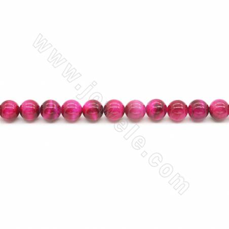 Multi-Color Dyed Tiger's Eye Beads Strand Round Diameter 4-16mm Hole 1.2mm 15''-16''/Strand