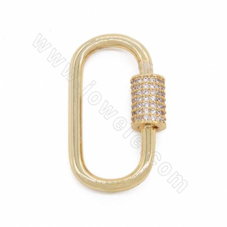 Brass Micro Pave Cubic Zirconia Charms Rectangle Size 16×27mm Gold/White Gold/Rose Gold/Gun Black Plated ×2pcs