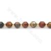 Collier de perles de turquoise rouge naturelle à facettes Taille 7x8mm Trou1.2mm Environ 39 perles/collier