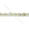 Natural Prehnite Beads Strand Faceted Prismatic Size 7x8 mm Hole 1.2 mm About 39 Beads/Strand