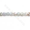 Heated Tibetan Dzi Agate Beads Strand Faceted Round  Diameter 12mm  Hole1.2mm About 33Beads/Strand 39-40cm