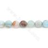 Collier de perles d'agate de feu chauffées à facettes rondes Diamètre 12mm Trou 1.5mm Environ 32 perles/collier