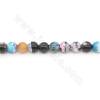 Heated Fire Agate Beads Strand Round Diameter 8mm  Hole 1.2mm Approx. 48 Beads/Strand 39-40cm