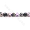 Heated Fire Agate Beads Strand Round Diameter 12mm Hole 1.5mm Approx. 33 Beads/Strand 39-40cm