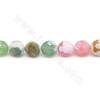 Heated Fire Agate Beads Strand Faceted Round Diameter 12mm Hole  1.2mm  Approx. 33 Beads/Strand 39-40cm