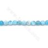 Heated Fire Agate Beads Strand Faceted Round Diameter 6mm Hole 1.2mm Approx. 65 Beads/Strand 39-40cm