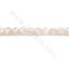 Rouleau de perles d'agate tibétaine chauffée Dzi à facettes rondes Diamètre 6mm Trou 0.8mm Longueur 39~40cm/Rouleau