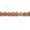 Collier de perles d'agate Dzi tibétaine antique et chauffée ronde diamètre 8mm trou 1.2mm environ 47 perles /coton