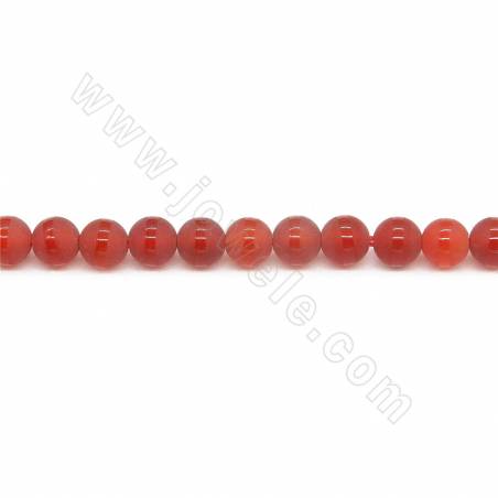 Perline di agata tibetana opaca riscaldata Diametro rotondo 6 mm Foro 1,2 mm Circa 50 perline/filamento
