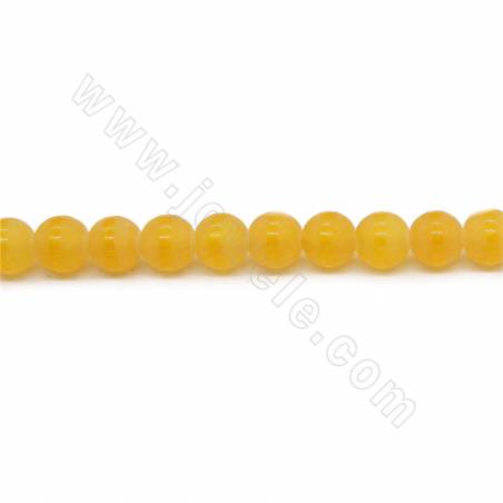 Riscaldato Matte Tibetan Dzi Agate perline filo rotondo diametro 6mm foro 1 mm lunghezza 39 ~ 40 cm / filo