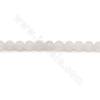 Perline di agata tibetana opaca riscaldata Diametro rotondo 6 mm Foro 1 mm circa 68 perline/filamento