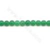 Collier de perles d'agate tibétaine Dzi chauffées et mates Diamètre rond 6mm Trou 1mm Longueur 39~40cm/Chaîne