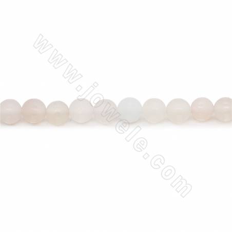 Perline di agata tibetana opaca riscaldata Diametro rotondo 6 mm Foro 0,7 mm Circa 65 perline/filamento