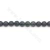 Heated Matte Black Agate Beads Strand With Butterfly Pattern Round Diameter 6mm Hole 1mm Length 39~40cm/Strand