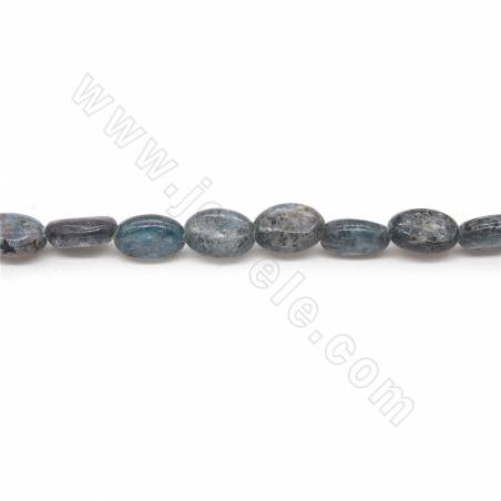磷灰石串珠 蛋形 尺寸6x8毫米 孔徑1毫米 長度39-40厘米/條