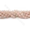 Natural Rose Quartz Beads Strand With Rhinestone Round Diameter 10mm Hole 0.8mm Approximately  38 Beads/Strand