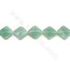 Natural Aventurine Beads Strand Faceted Rhombus Size 9x25mm Hole 1mm Approximately 16 Beads/Strand