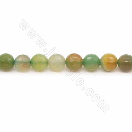 Heated Dragon Veins Agate Beads Strand Faceted Round Diameter 6mm Hole 1mm Approximately 50 Beads/Strand