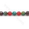 Heated Dragon Veins Agate Beads Strand Faceted Round Diameter 10mm Hole 1mm Approximately  39 Beads/Strand