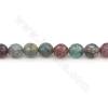 Heated Dragon Veins Agate Beads Strand Faceted Round Diameter 8mm Hole 1mm Approximately 48 Beads/Strand