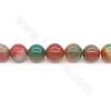 Heated Colorful Agate Beads Strand Round Diameter 10mm Hole 1mm Approximately 40 Beads/Strand