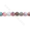 Heated Dragon Veins Agate Beads Strand Round Diameter 10mm Hole 1mm Approximately 37 Beads/Strand