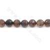 Heated Agate Beads Strand Faceted Round Diameter 14mm Hole 1.5mm 約25個/Strand