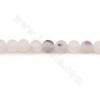Perles paysage agate ronde mate sur fil  Taille 6mm trou 1mm environ 62perles/il