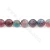 Heated Dragon Veins Agate Beads Strand Faceted Round Diameter 10mm Hole 1mm Approx. 40 Beads/Strand