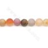 Heated Matte Weathered Agate Beads Strand Round Diameter 12mm Hole 1mm Approx.33 Beads/Strand 39-40cm