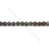 Perles Apatite ronde sur fil  Taille 4mm trou 0.6mm environ 89perles/fil