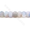 Perles D'Agate chauffé en rondelle sur fil Taille 12x17mm trou 1.5mm environ 31perles/fil