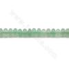綠東陵串珠 算盤珠 尺寸2x4毫米 孔徑0.5毫米 長度39-40厘米/條
