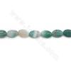 Heated Striped Agate Beads Strand Oval Size 13x18mm Hole 1mm Approx.22Beads/Strand 39-40cm