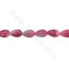 Heated Agate Beads Strand Teardrop Size 20x30mm Hole 1.2mm Approx. 13Beads/Strand
