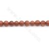 Synthesis Goldstone Round 6mm Hole0.6mm 39-40cm/Strand