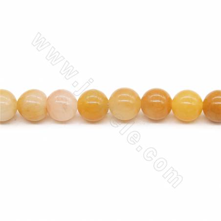 Natural Quartzose Jade Beads Strand Round  Diameter 8mm Hole 1mm Approx. 48Beads/Strand