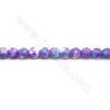 Dyed Imperial Jasper Beads Strand Round Diameter  6-12mm Hole  1-1.2mm Length 39~40cm/Strand