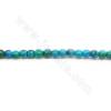 Dyed Imperial Jasper Beads Strand Round Diameter 4-10mm Hole 1.2mm Length 39~40cm/Strand
