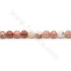Natürliche Pflaumenblüte Jaspis Perlenkette Rund Durchmesser 6mm Loch 1mm Länge 39~40cm/Strang