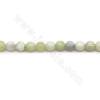Perline naturali di giada Hotan Diametro rotondo 6mm Foro 1mm Lunghezza 39~40cm/filo